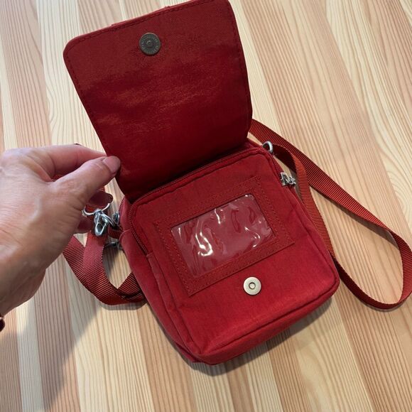 Baggallini Mini Crossbody Travel Bag Handsfree Nylon Card Slots Belt Bag - Picture 5 of 9